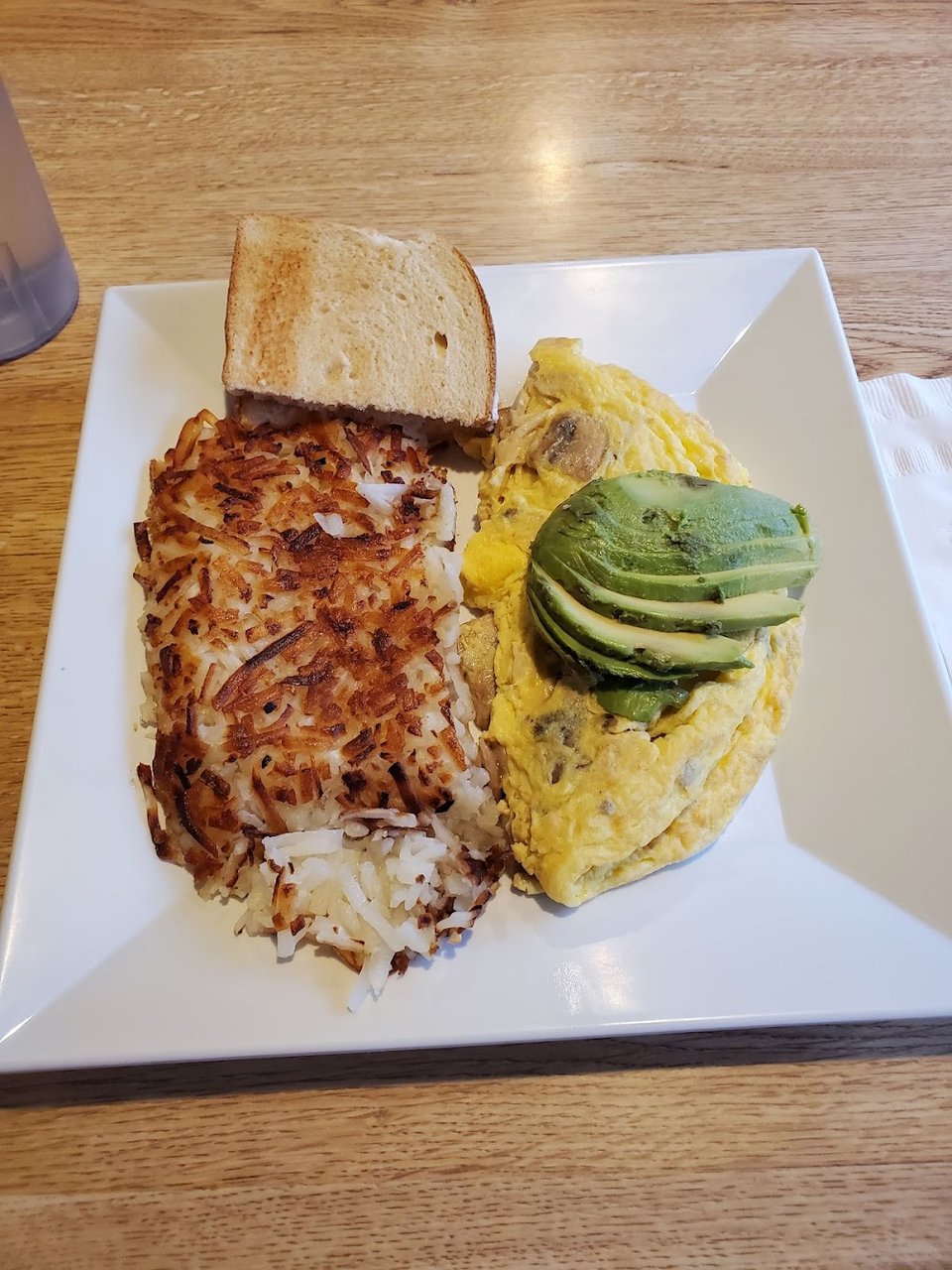 Turkey Mushroom and Avocado Omelet